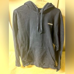 Adidas Feel Cozy Pullover Sweatshirt Men's Hoodie Black Size Large front pocket